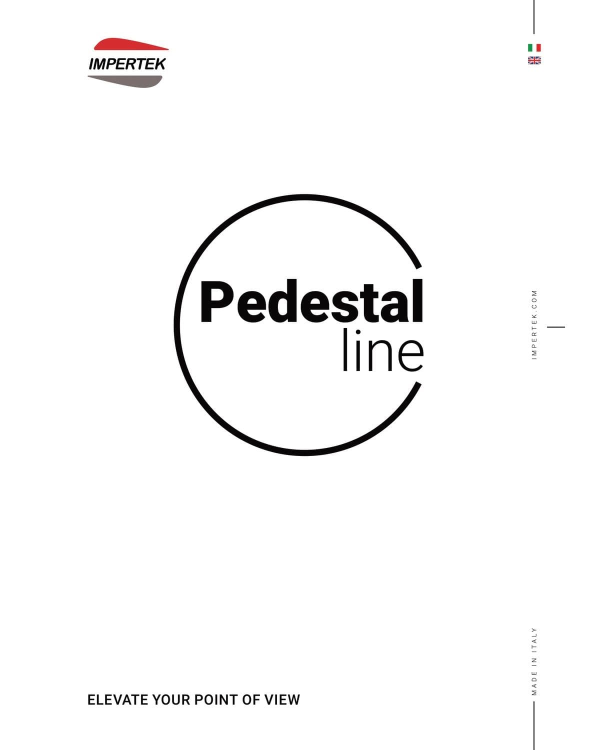 Cover Catalogo Pedestal_IT-EN_2025